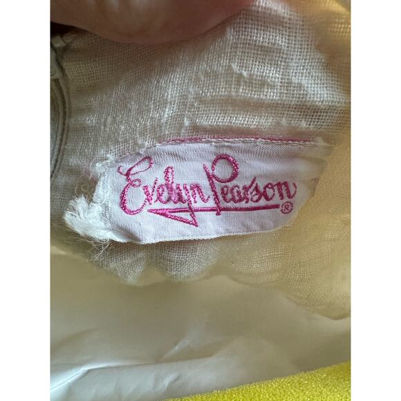 1970s Evelyn Pearson Embroidered Muslin Boho Dress with Bell Sleeves small - Picture 11 of 16